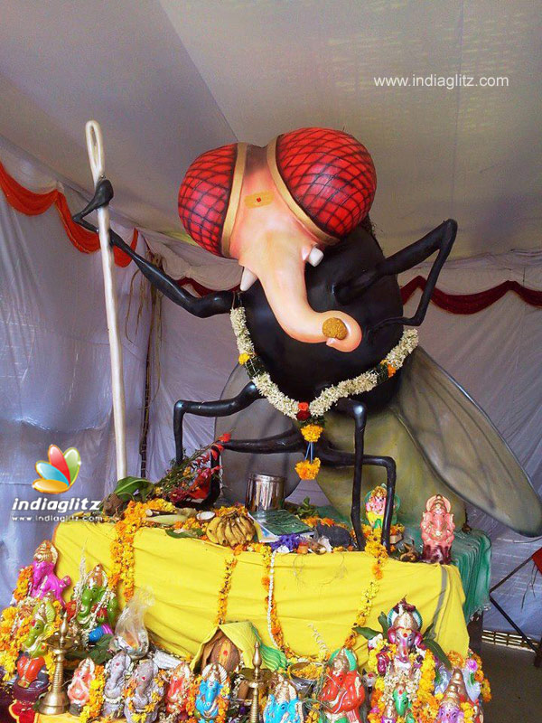 Ganesha idols inspired by movies - Telugu Movie News 